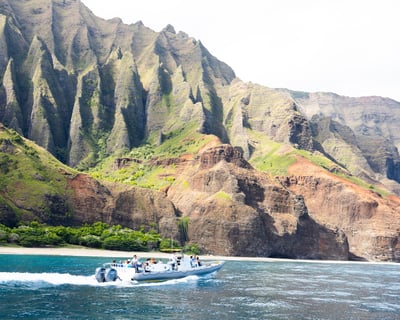 Nā Pali Coast Morning Snorkel Raft Tour From Hanalei