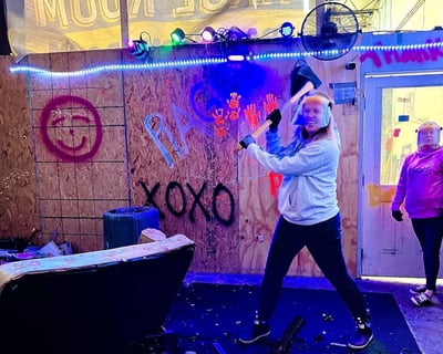Color-Lit Rage Room Experience in Glen Burnie