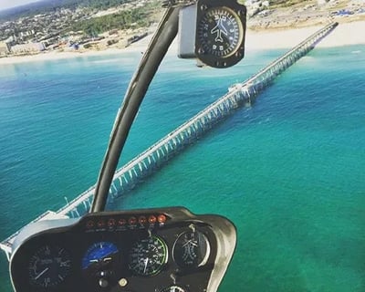 Fly a 5-Minute Helicopter Tour to City Pier