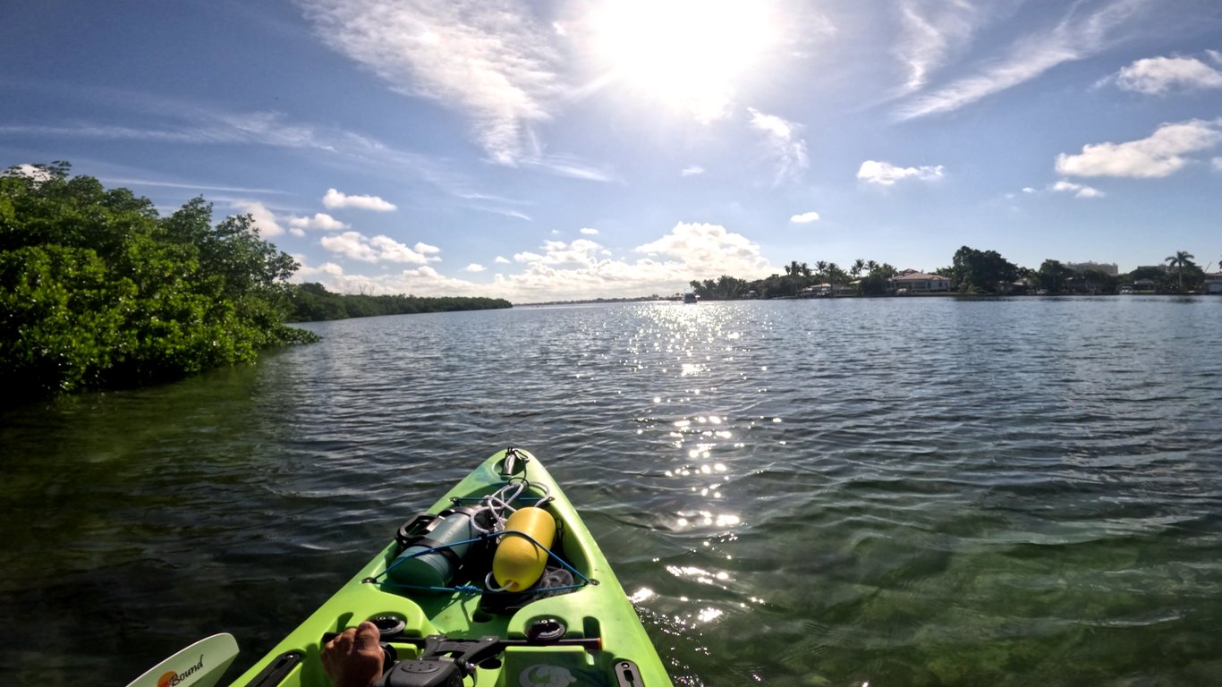 Pedal Kayak Rental at Bird Key Park Sarasota