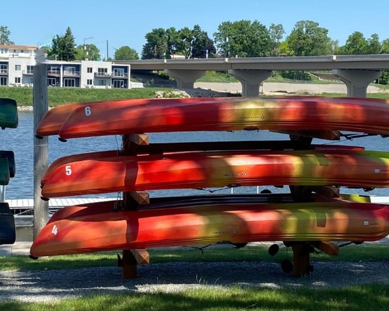 Self-Serve Fox River Kayak Rental in Wrightstown