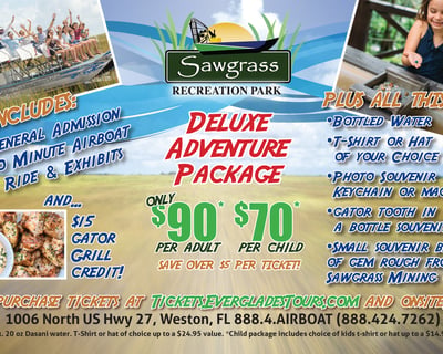 Explore the Everglades on a 40-Minute Airboat Tour