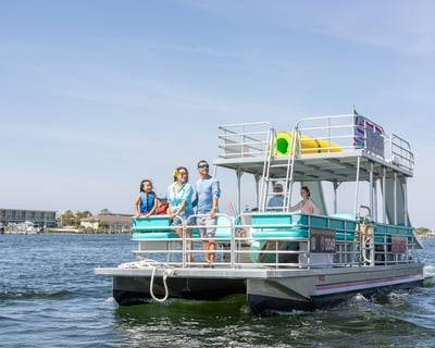 Cruise Fort Walton Beach on a Double-Decker Pontoon