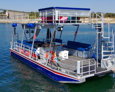 Lakewind 34ft Double Decker Party Barge with Slide