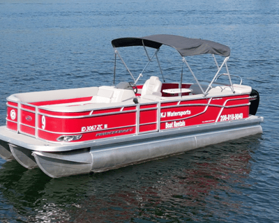 Lake Coeur d'Alene 23' Pontoon Rental