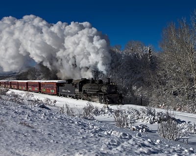 Christmas Train Ride in Chama