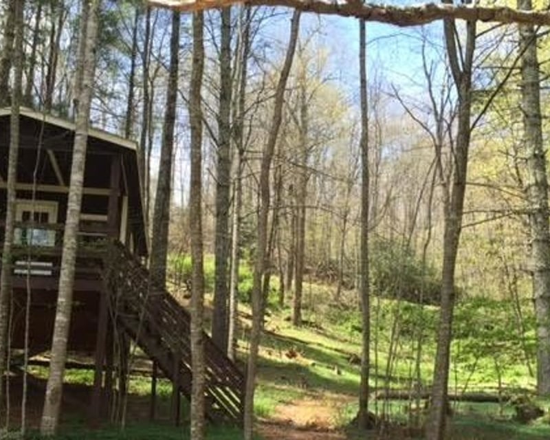 New River Treehouse Camping Stay
