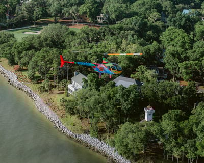 Hilton Head Helicopter Tour with Beach Views