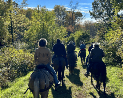 Sunset Horseback Ride in Millbrook