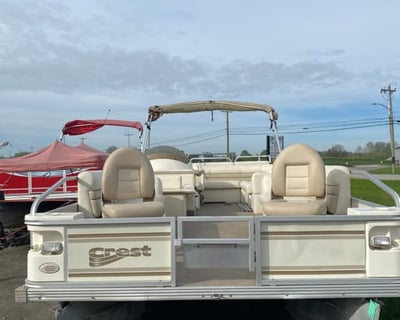 22' Pontoon Rental on Grand Lake