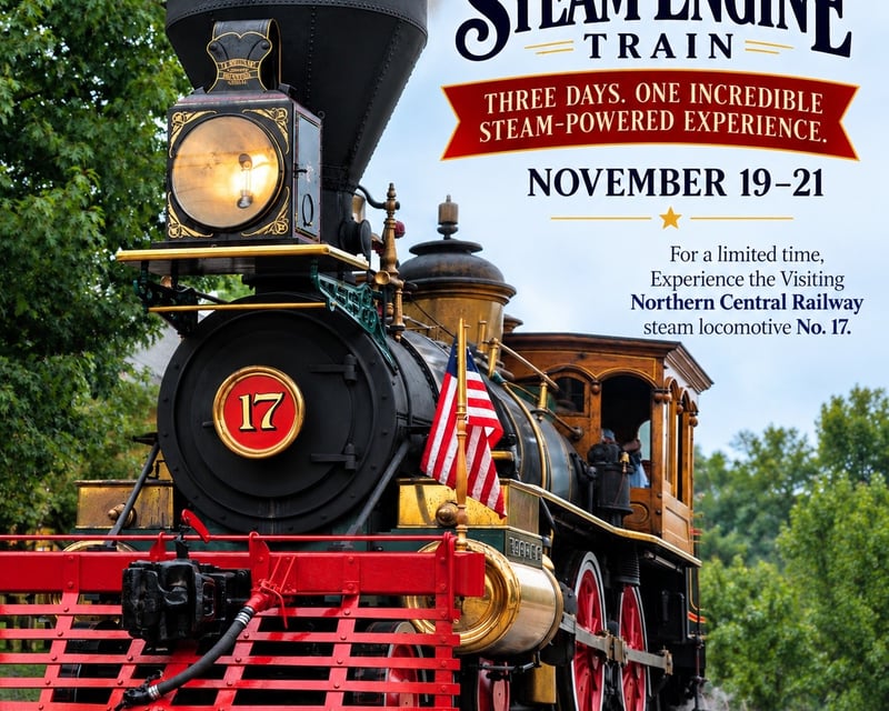 Lincoln Commemorative Steam Train Ride in Gettysburg