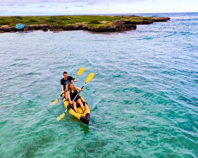 Kailua Beach Kayak & E-Bike to Popoia Island