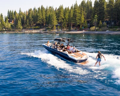 Axis A24 Surf Boat Charter With Driver and Instructor