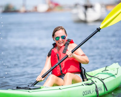 Guided Peanut Island Kayak Tour With Snorkeling Option