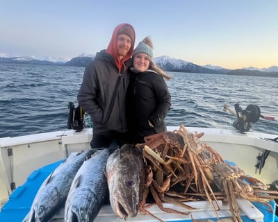 Homer Winter King Salmon & Tanner Crab Charter