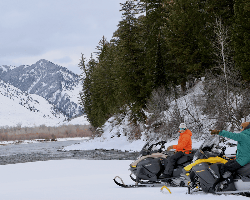Jackson Hole Snowmobile Tour with Teton Views