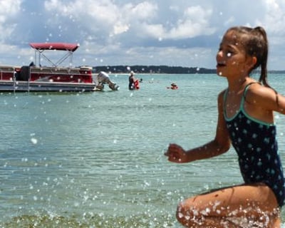 Shell Island Pontoon Boat Rental in Panama City Beach