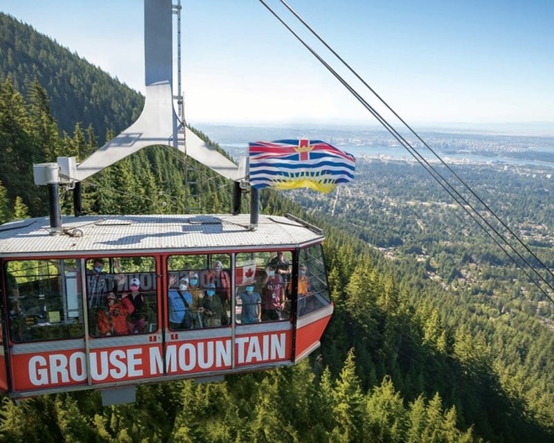 Grouse Mountain Admission with Skyride in North Vancouver