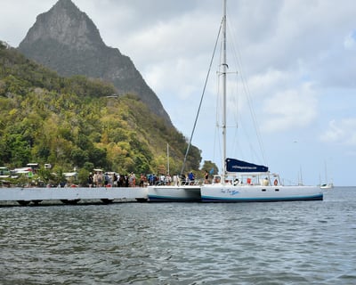 Catamaran Transfer From Rodney Bay To Soufriere