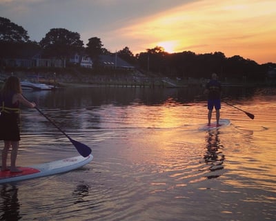 Sunset Paddleboard Tour in Cape Cod