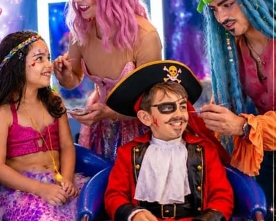 Mermaid & Pirate Transformation Experience on Balboa Island