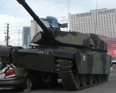 Crush a Car in an Abrams Tank in Las Vegas