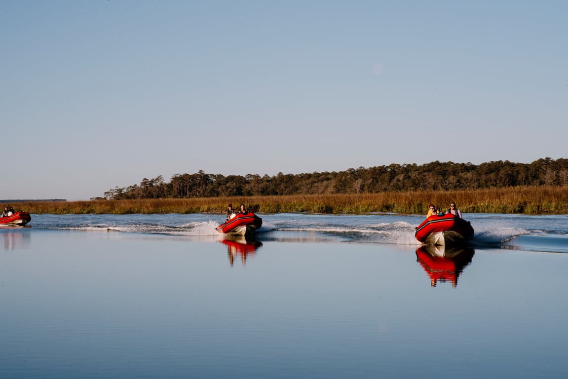 Mini Boat Disappearing Island Tour on Hilton Head