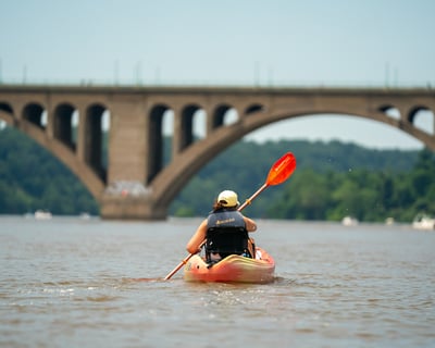 Single Kayak Rental at Key Bridge