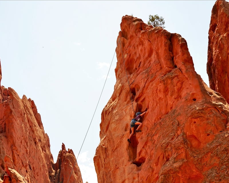 Private Rock Climbing Tower Summits in Garden of the Gods