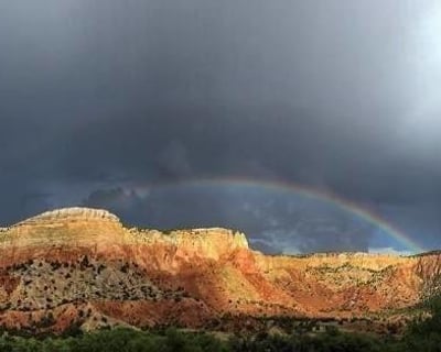 Ride a Sunset Horseback Trail at Ghost Ranch