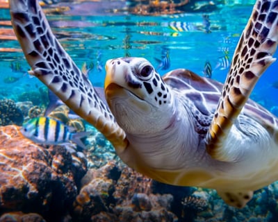 Outrigger Canoe Swim With Sea Turtles at Wailea Beach