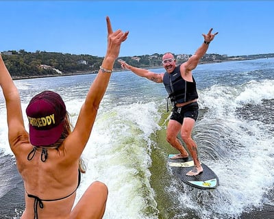 Wake Surfing Lessons on Lake Travis