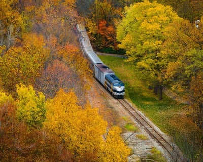 Ride a Fall Foliage Train in Noblesville