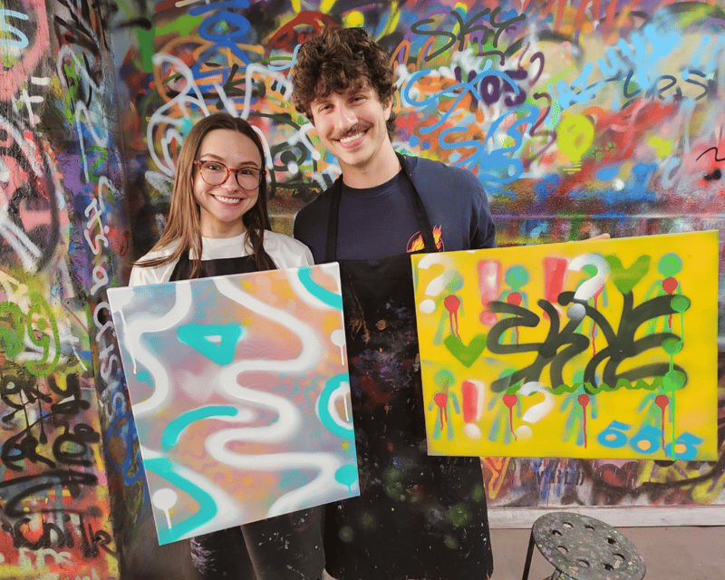 Spray Paint & Sip Street Art Workshop in Chicago