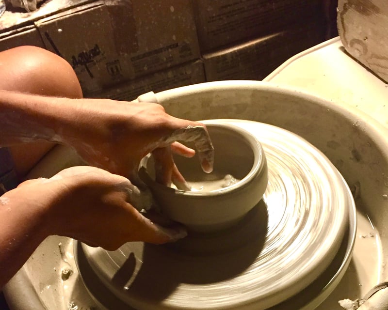 Beginner Pottery Wheel Class in Makawao, Maui