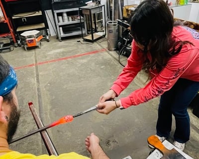 30-Minute Glassblowing Class in Macon