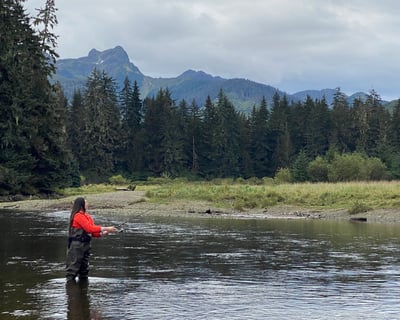 Stream Fishing on Chichagof Island