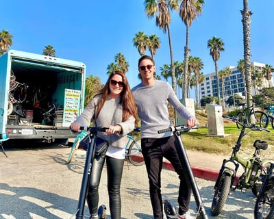 Cruise Santa Monica Beach on Beginner E-Scooter