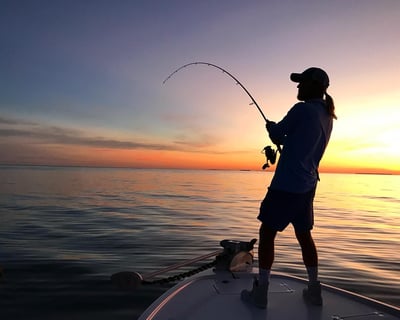 Sunset Tarpon Fishing Charter in Key West