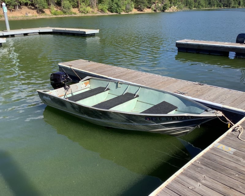 14' Aluminum Fishing Boat Rental in Burney