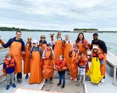 Haul Traps with Working Lobstermen in Portland