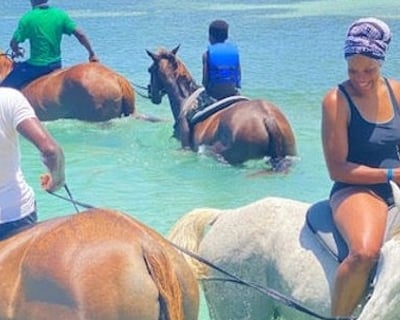 Blue Hole Horseback Riding & River Tubing Tour in Ocho Rios