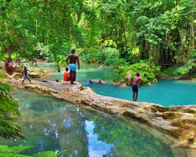 Blue Hole & Dunn's River Falls Guided Tour