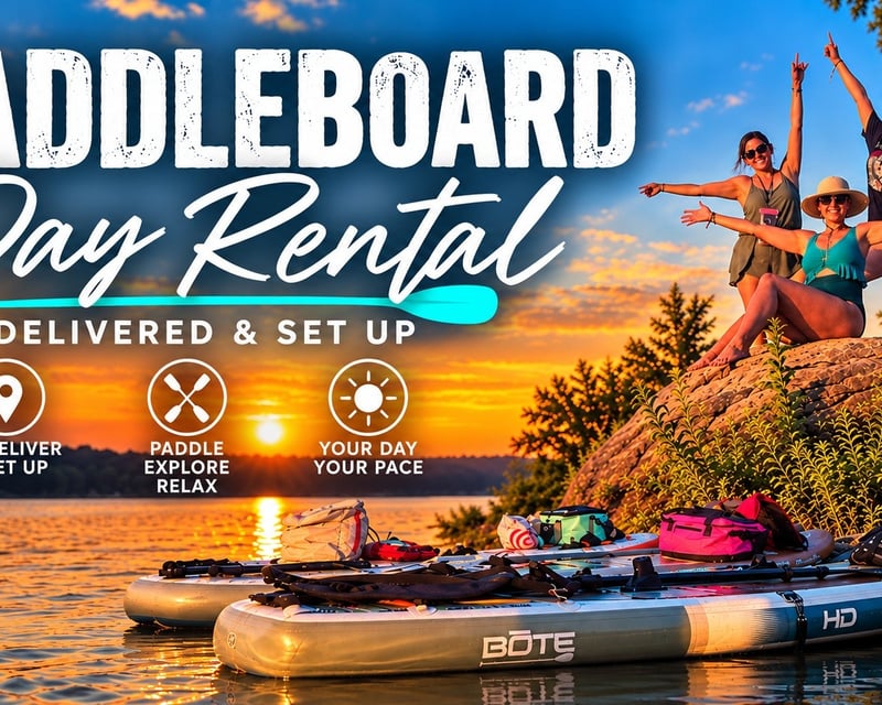 Full-Day Paddleboard Rental on Lake Lewisville