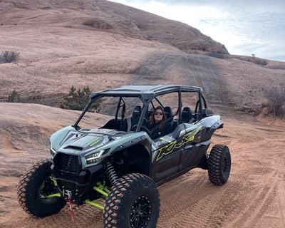 Guided Hell's Revenge UTV Tour in Moab
