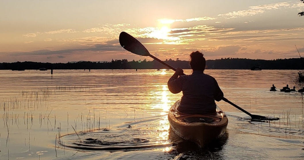Sunset Kayak Tour on Sebago Lake, Raymond