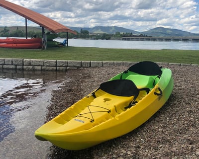 Tandem Kayak Rental on Flathead Lake