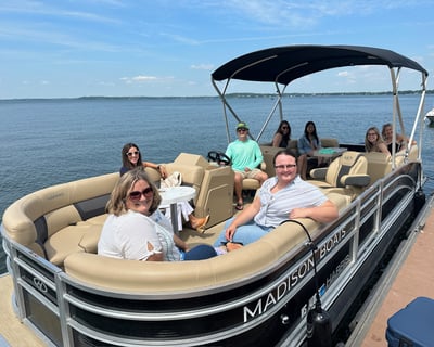 Captained Pontoon Charter on Lake Mendota