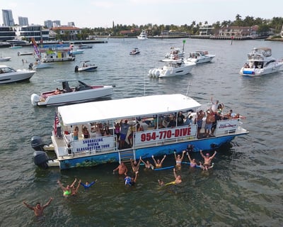 Cruise Fort Lauderdale Intracoastal Waterway at Sunset