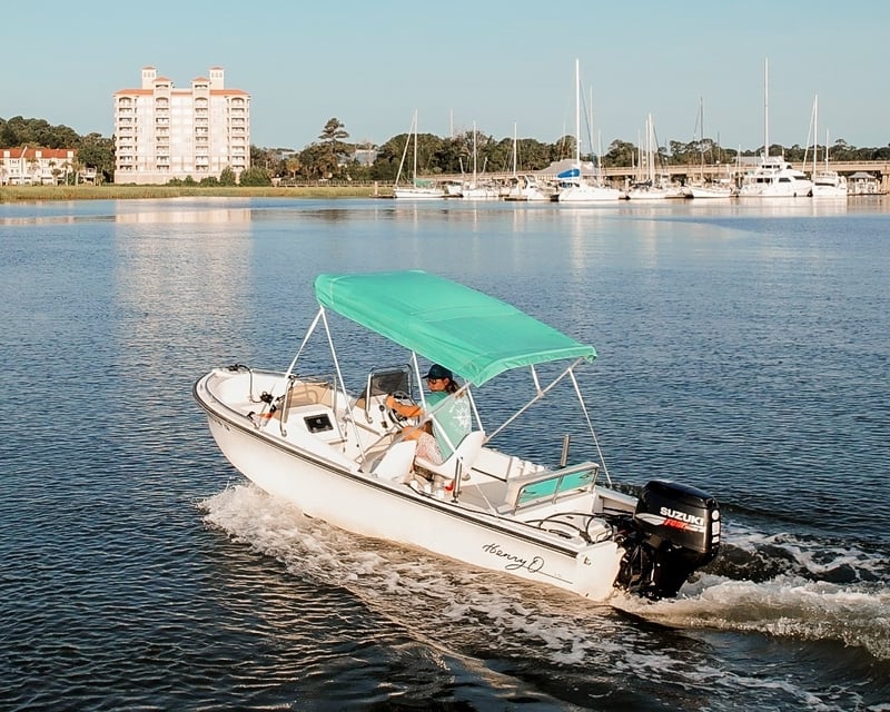 Self-Drive Boat Rental on the Bull River Near Savannah